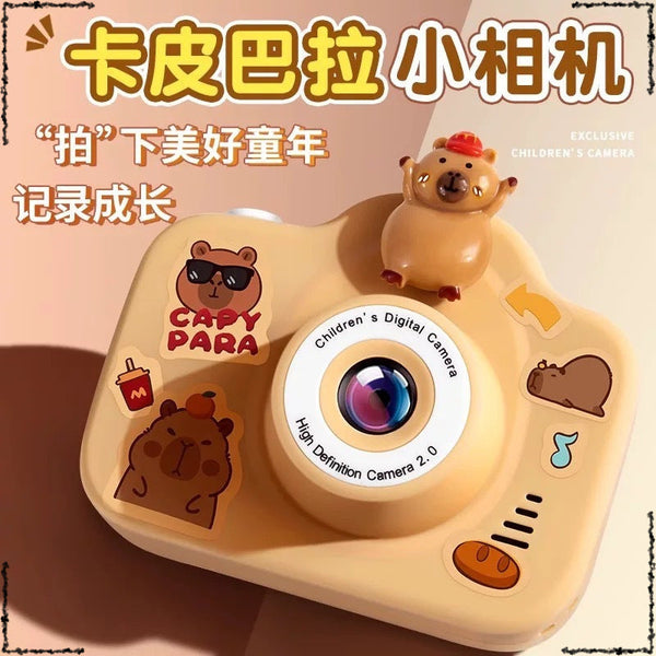 Popular kapibara children's camera photo video high definition dual photo student children's day birthday travel toy