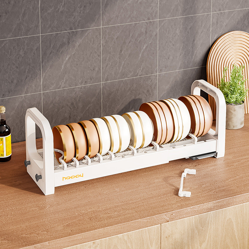 Dish storage rack Drain rack Household multi-functional bowl rack Tableware storage box Cupboard Kitchen dish rack