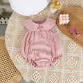 Newborn lightweight triangle romper - sweet & chic summer bodysuit for baby girls