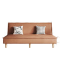 Modern minimalist folding fabric sofa - perfect for small spaces, apartments, and rental properties - cat paw leather living room accent sofa