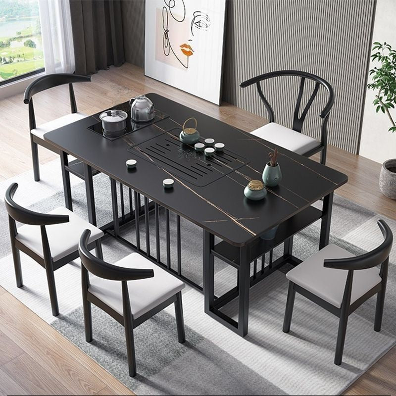 Tea table office living room slate set of tables and chairs desktop for home tea table accessible luxury combination all-in-one coffee table