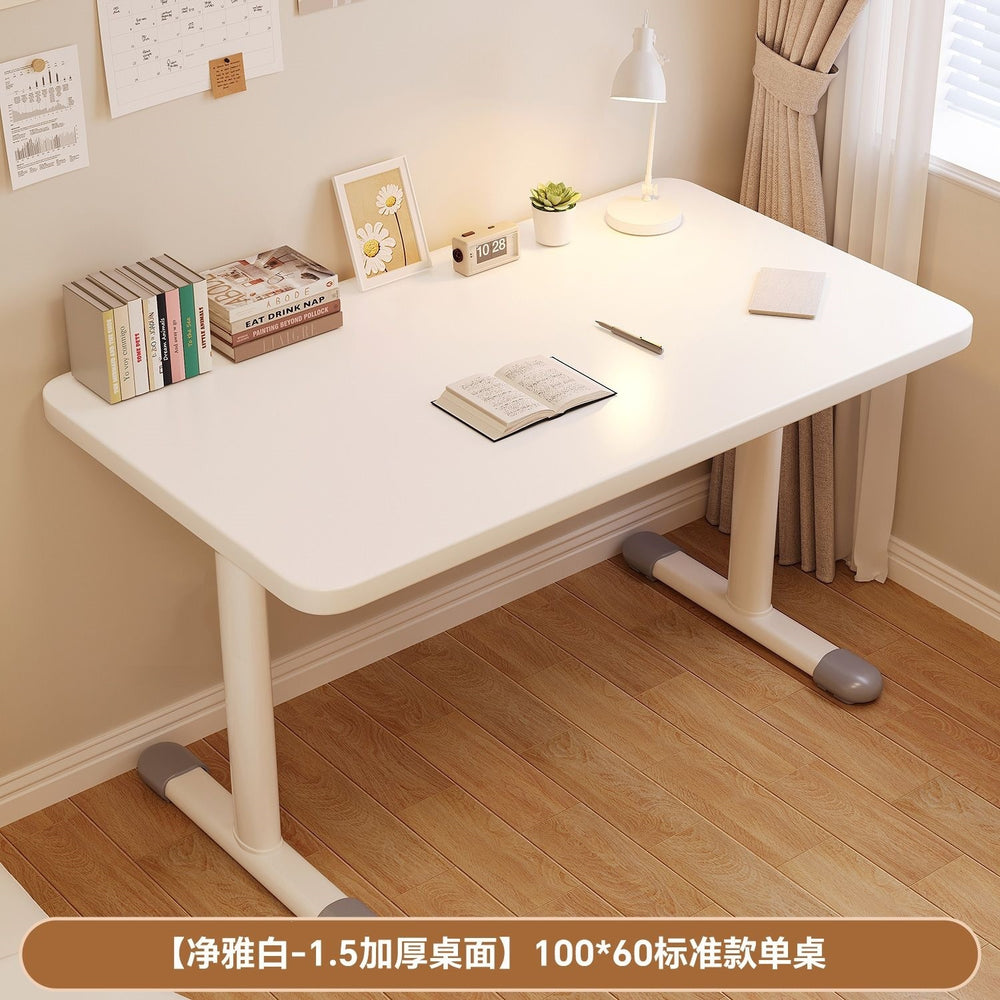 Hand-crank adjustable height desk - office, study, and adjustable height kids' desk and chair set - study room desk, computer desk