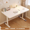 Hand-crank adjustable height desk - office, study, and adjustable height kids' desk and chair set - study room desk, computer desk