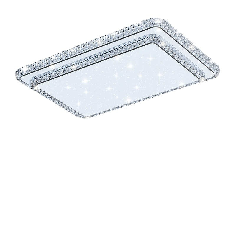 2024 New Living Room Light Modern Simple Atmosphere Master Bedroom Crystal Ceiling Light Whole House Lighting Package Combination