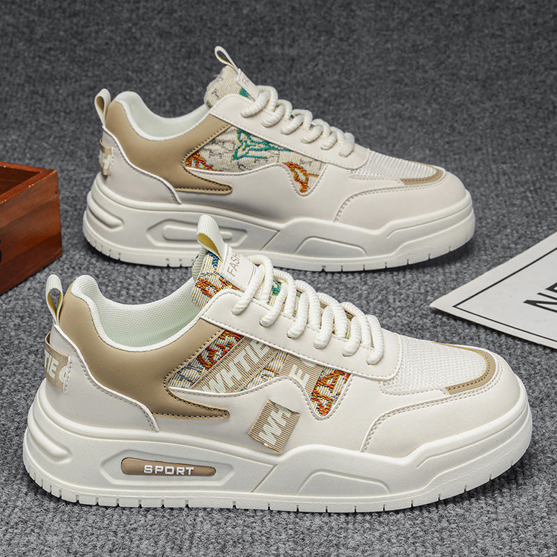 Men's shoes 2026 new spring trendy brand versatile mesh casual sneakers student niche original height increasing athletic fashion shoes