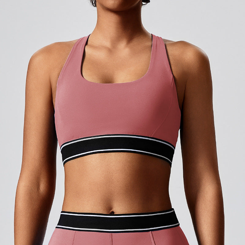dance running sports intimates women's vest style fitness yoga tops bra personalized cross-border hot sale