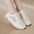 women's new spring mesh sneakers korean style versatile flat casual soft sole running chunky sneakers