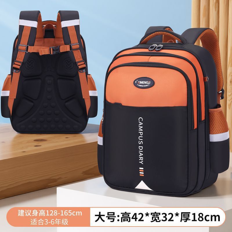 scoolbag british style kids schoolbag primary school girls burden reduction lightweight large capacity backpack wholesale