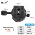 Aluminum alloy panoramic gimbal quick release plate clamp mount for dslr cameras - 360° rotating base panoramic clamp