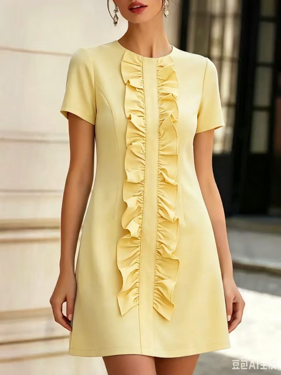 european and american cross-border  independent station new arrivalelegantelegance normcore women's short sleeve fashiondress