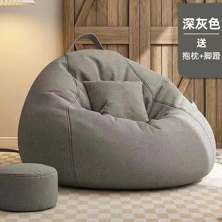 Factory direct lazy sofa single bean bag small apartment living room balcony chair bedroom tatami lounge chair pouf