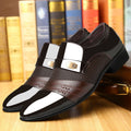 New men's leather shoes: lightweight, casual, durable, business-ready, spring/autumn style, round toe, soft leather, breathable, work & formal dress shoes