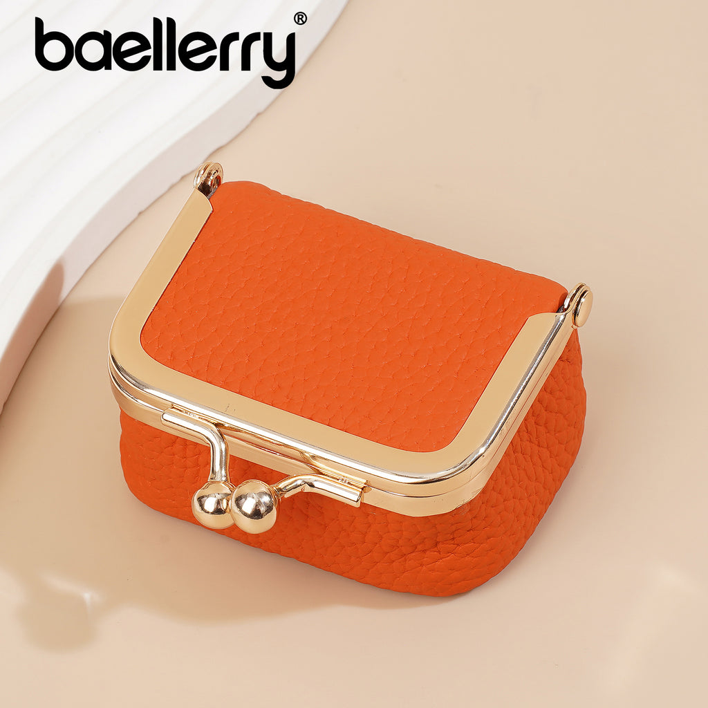 2025 new women's change bag baellerry  leather mini jewelry box multi-functional coin bag
