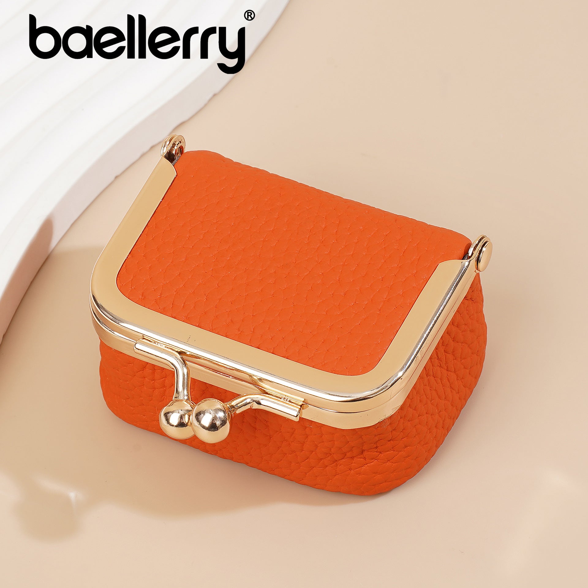 2025 new women's change bag baellerry  leather mini jewelry box multi-functional coin bag