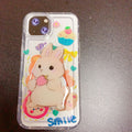 Creative desktop lazy stand melody kuromi/white rabbit/violent bear cartoon cute foldable mobile phone stand