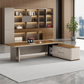 Luxury executive desk office desk minimalist chairman president desk executive office table manager office desk and chair set