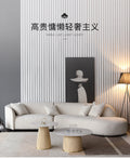 Italian scandinavian living room casualall-in-one japanese cashmere fabric curved special-shaped sofa foshan furniture wholesale