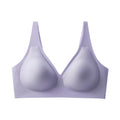 french seamless bra thin jelly glue soft support breast reduction fashion women's plus size bra