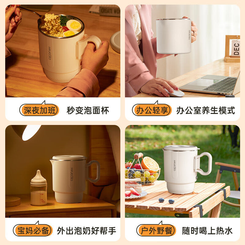portable foldable water kettle 36 stainless steel electric kettle for home boiling water travel mini hot water kettle