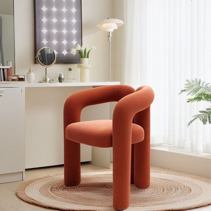 Cosmetic cream internet celebrity dressing designer casual bedroom home chair modern light luxury manicure backrest dressing chair