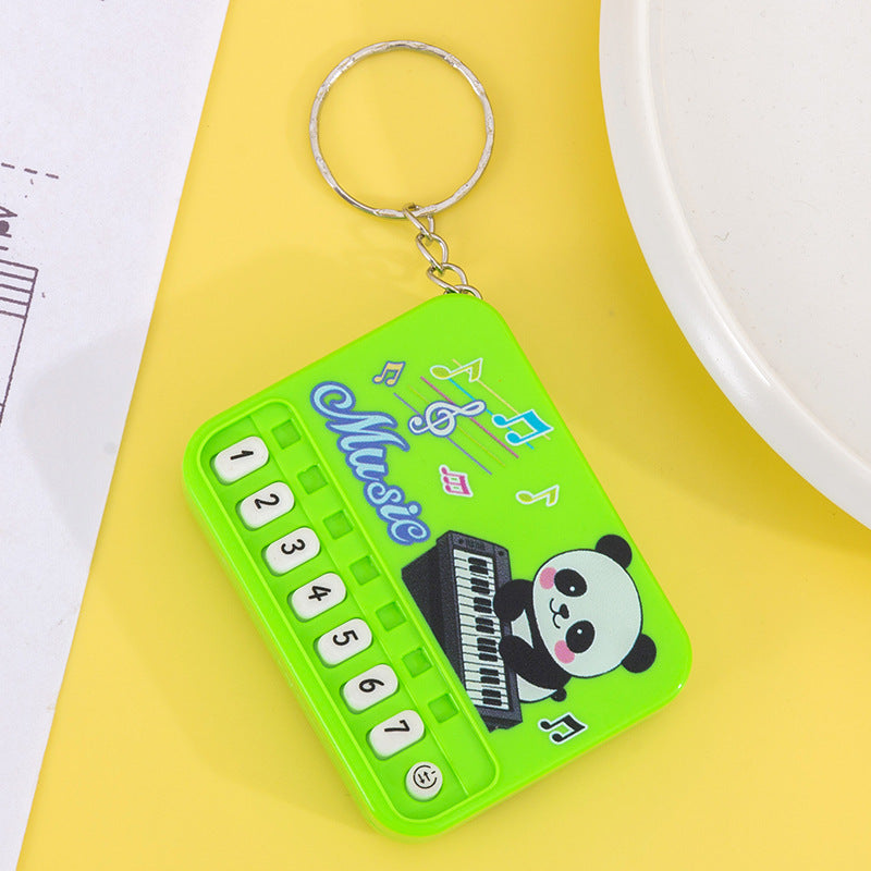 Mini pocket piano kids electronic keyboard - playable, light-up, creative, high-value keychain charm toy