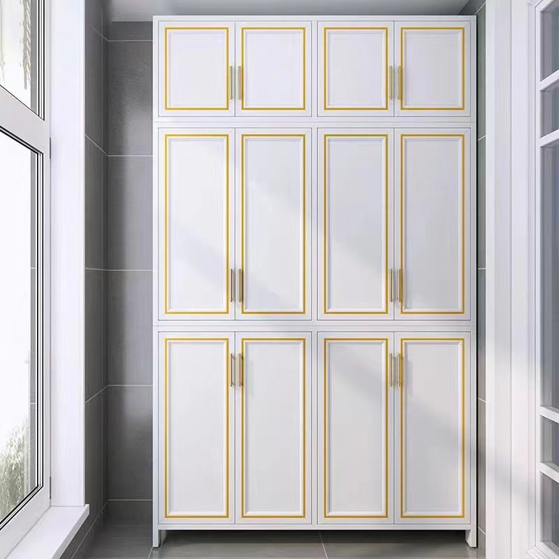 Space Aluminum Balcony Locker Sunscreen Wardrobe Large Capacity Cabinet Sundries Storage Cabinet Locker Shoe Cabinet Side Cabinet