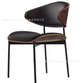 Italian dining chair - modern minimalist light luxury dining table and chair set - designer style nordic 2025 new arrival dining stool