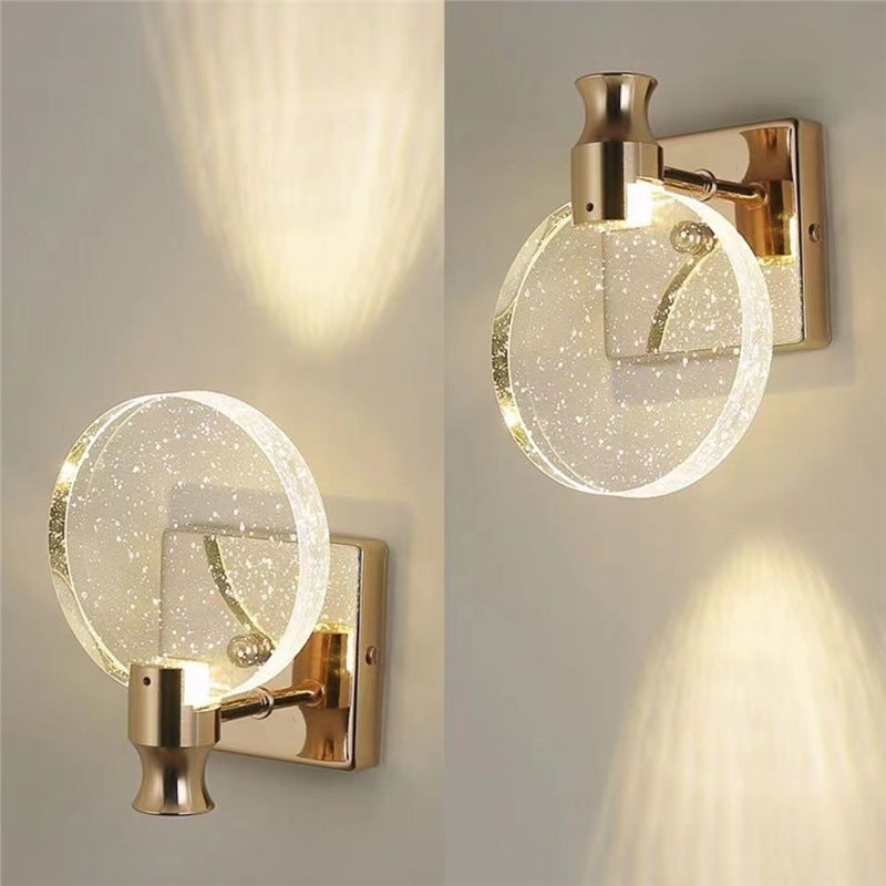 New arrival crystal wall lamp bedside lamp bedside wall lamp led wall lamp master bedroom room wall lamp casualpopular wall lamp