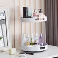 New kitchen storage rack - desktop rotating organizer, round spice rack, adjustable kitchen storage shelf