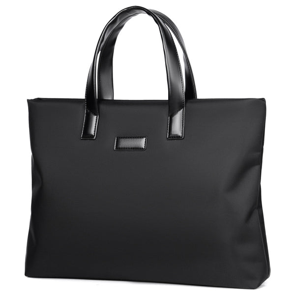 Gifts can be printed, new men's handheld briefcase, business commute simple computer bag, business trip document bag wholesale