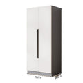 Wardrobe for home bedroom double door storage wardrobe casual modern rental small apartment thickened storage wardrobe