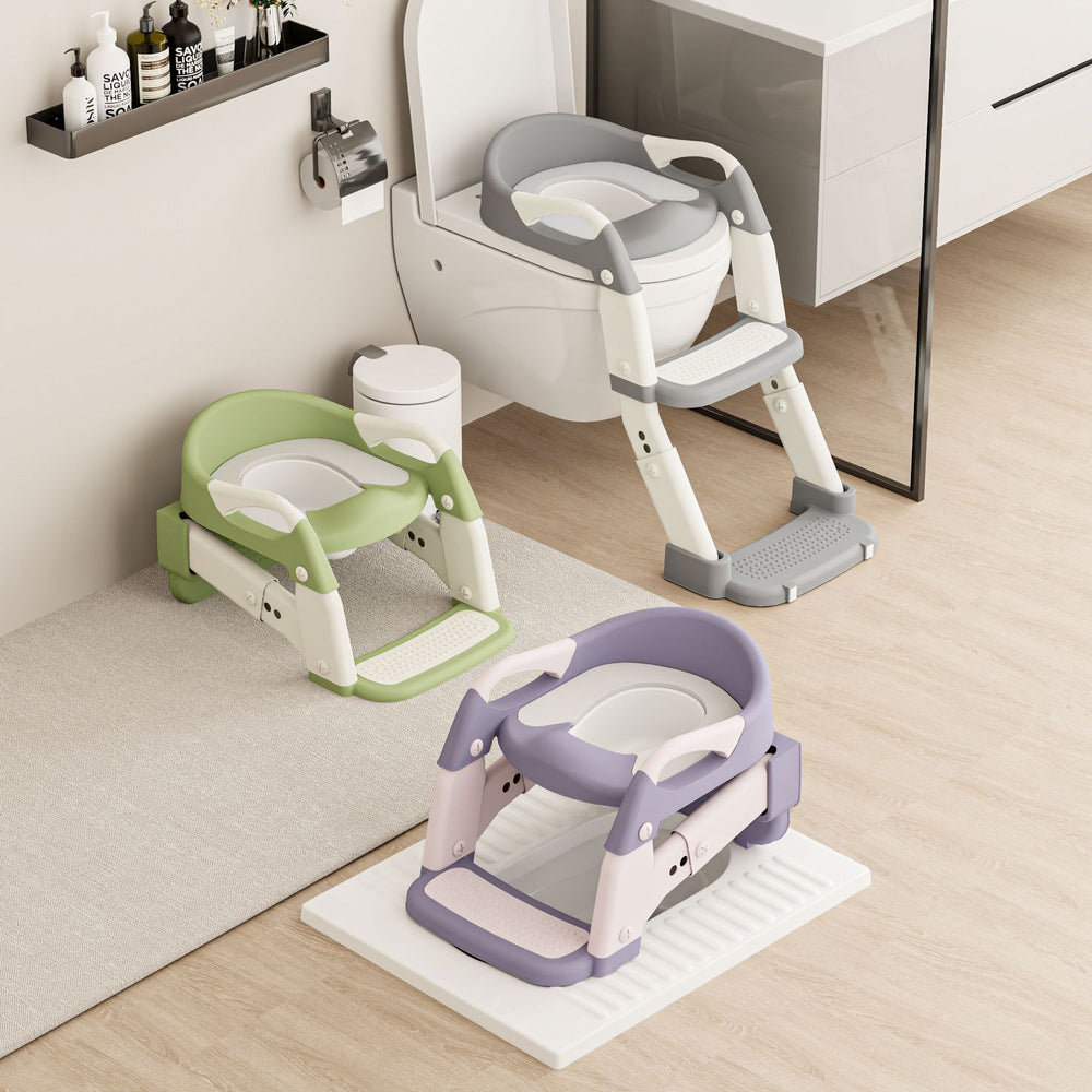 Multifunctional 3-in-1 children's toilet training seat - portable potty with folding step stool - wholesale