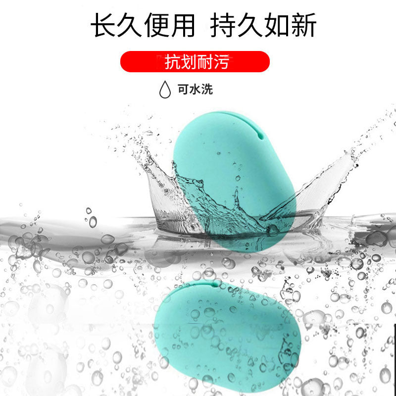 Silicone earphone bag, data cable storage, portable cover, U disk, daily use finishing, spot supply, sealed mini.