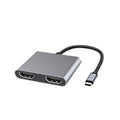 Type-c docking station, one-to-two hub hdmi usb-c adapter supports 4k high-definition output
