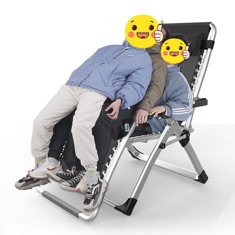 Lunch break recliner foldable office nap for home chair balcony beach casual dual-purpose rattan chair lazy back chair