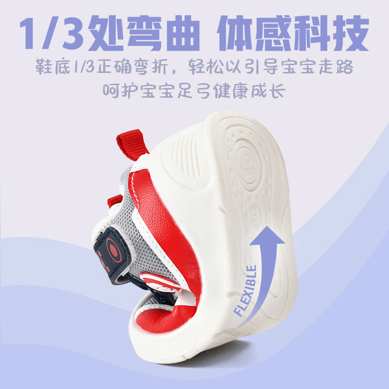 Toddler shoes for boys, spring and autumn, 0-1-2 years old, soft sole infant shoes, children's shoes, infant and toddler shoes for girls