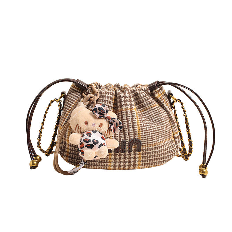 new arrival women's bag fashioneasiest for match shoulder crossbody satchel pleated bag classy sense of style armpit
