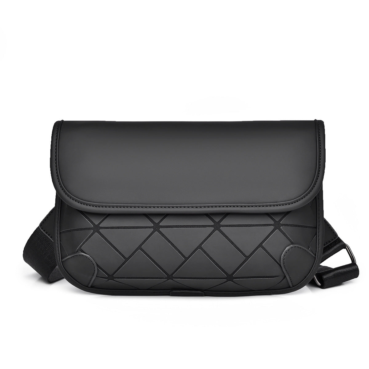 New Internet celebrity rhombus men's bag messenger bag premium shoulder bag Korean version diagonal cross mobile phone bag men's bag outdoor satchel