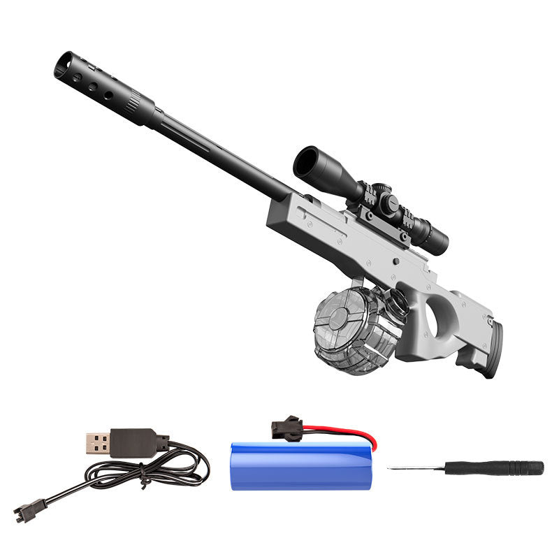 【custom】cross-border awm electric water gun - high capacity, refillable bottle, lithium rechargeable battery, outdoor parent-child interactive toy