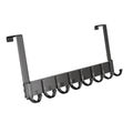 Adjustable over-the-door hanger - no drilling required - door hook for bedroom, wall-mounted storage rack, clothes hook