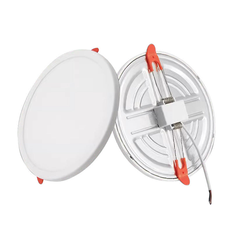 Ultra-thin adjustable downlight free opening embedded led hole spotlight household ultra-bright three-proof round ceiling light