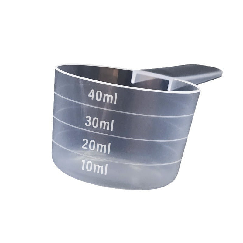 Transparent mask spoon 40ml plastic measuring spoon for laundry detergent, powder, feed, fertilizer, and pesticide - holds 40g of water