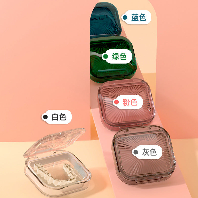 Xinle Factory Invisible Braces Box Orthodontic Retainer Storage Box Orthodontic Orthodontics Portable Storage Box