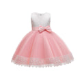 kids dress color matching style fluffy wedding dress princess dress girldress baby first birthday