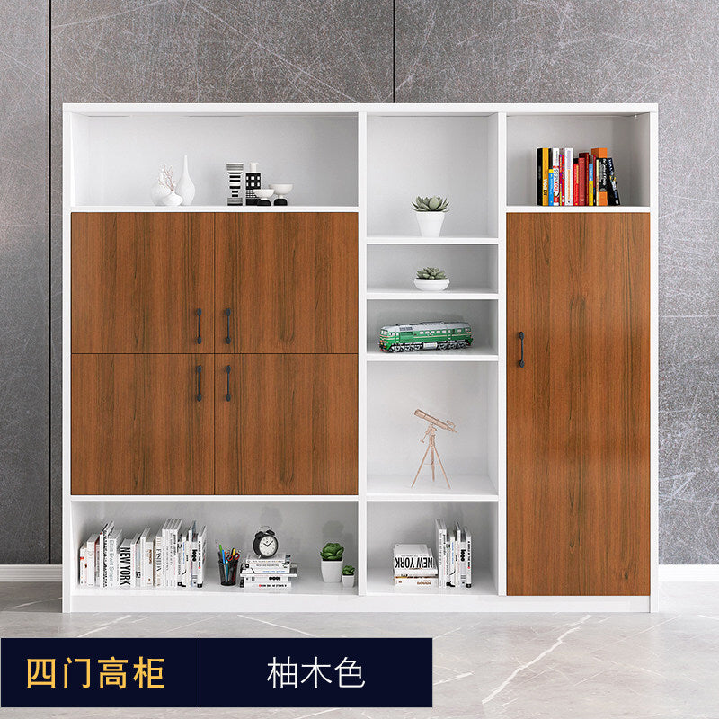 Office minimalist modern file cabinet wooden document financial records small cabinet low cabinet panel drawer style