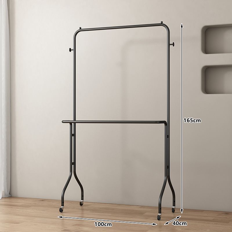 Casual clothes hanger italianaccessible luxury bedroom accessible luxury storage cream for home space floor-standing clothes coat rack shelf