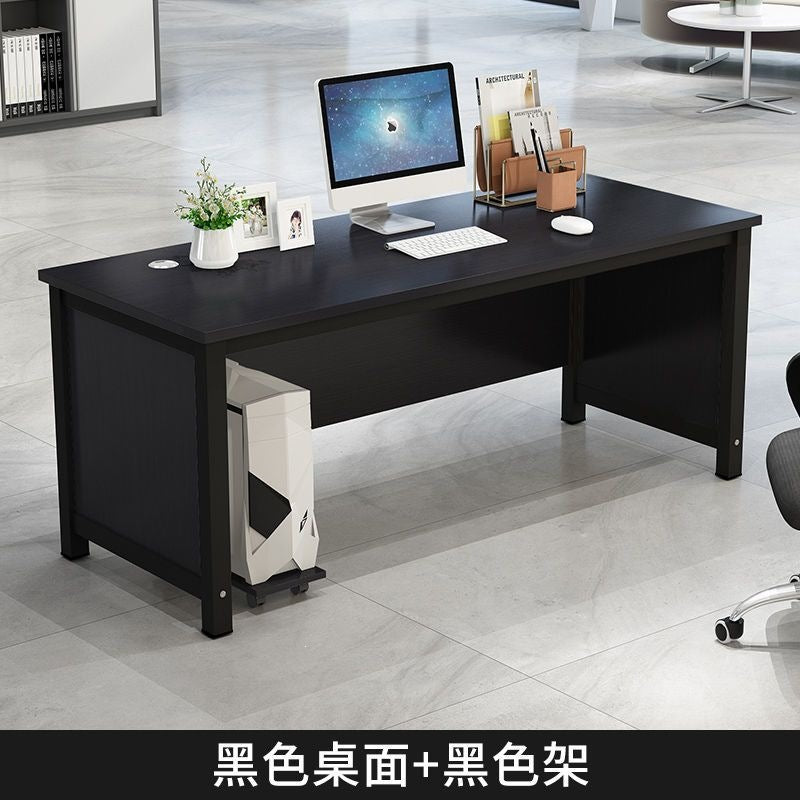 Minimalist modern office desk - affordable computer desk for home use - multifunctional employee desk - desktop boss desk - single person desk
