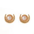 Wholesale pearl stud earrings for women - european and american fashion, statement earrings with a high-end feel, geometric irregular flower and heart earrings for women