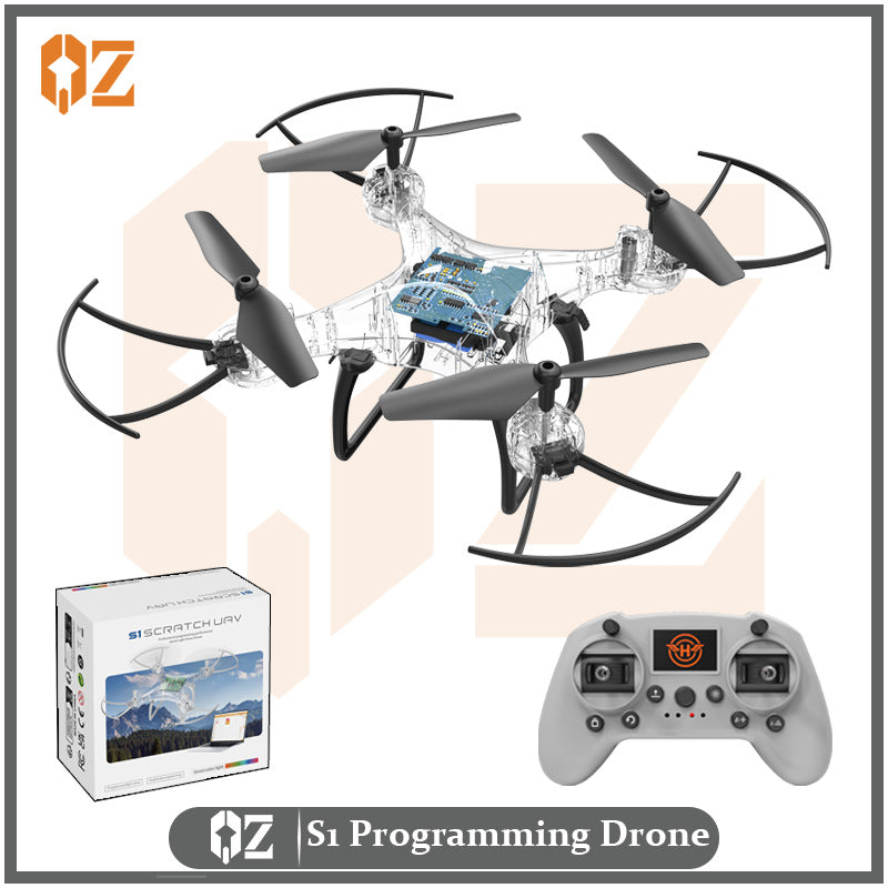 Educational programming s1 drone computer control teaching course - graphical training quadcopter remote control aircraft