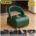 Swivel stool small stool living room for home low stool accessible luxuryclassy shoe changing stool movable leather back stool